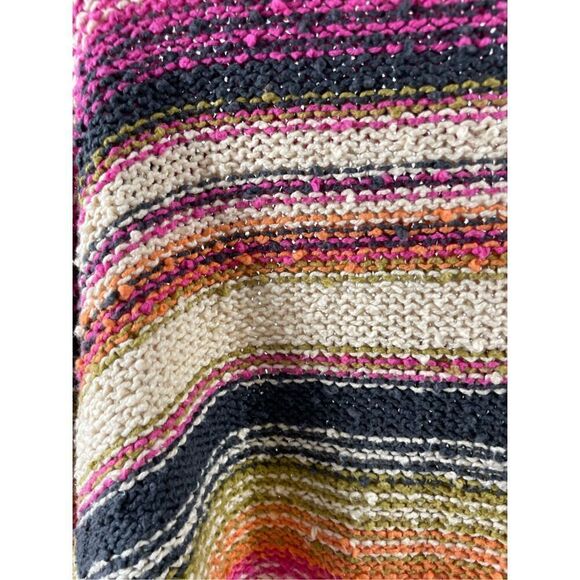 Billabong Easy Going Striped Colorful Pullover Sweater Size S - Picture 4 of 9